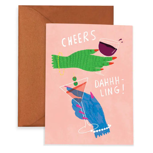 Cheers Dahling Greeting Card