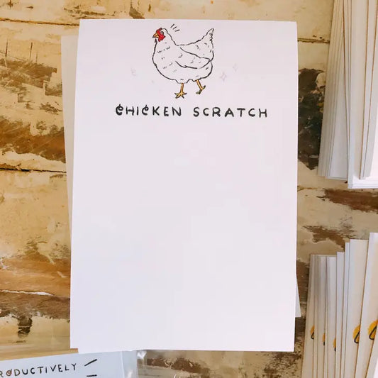Chicken Scratch To do List Notepad
