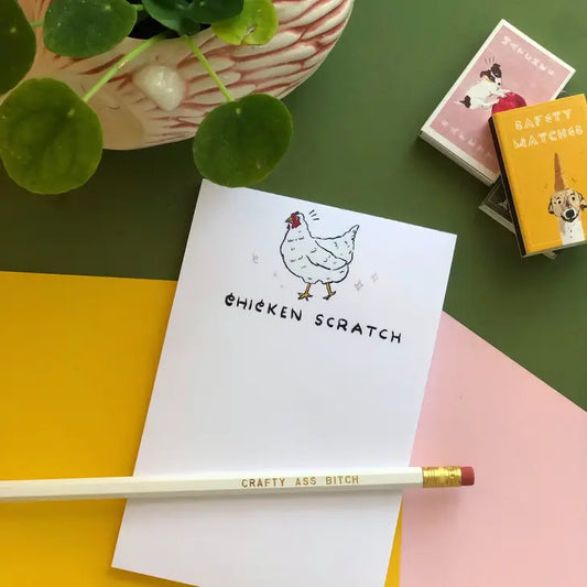 Chicken Scratch To do List Notepad
