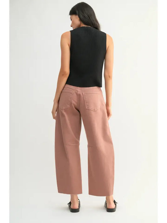 Clay Barrel Jeans
