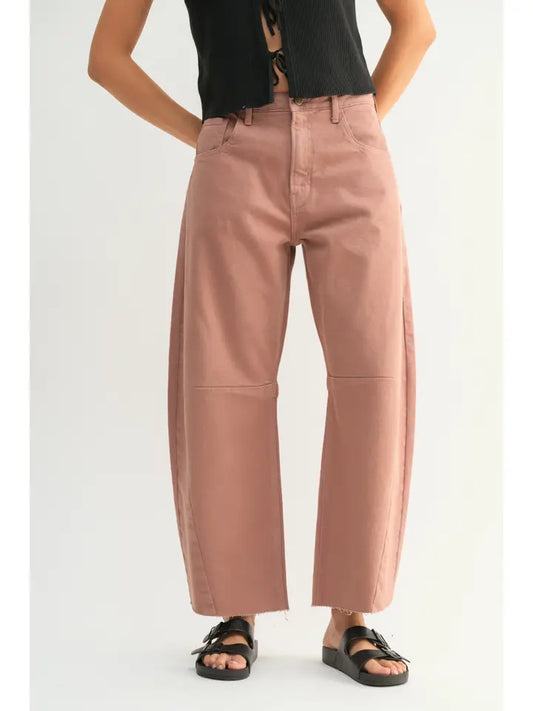 Clay Barrel Jeans