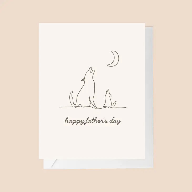 Coyote Father's Day Card