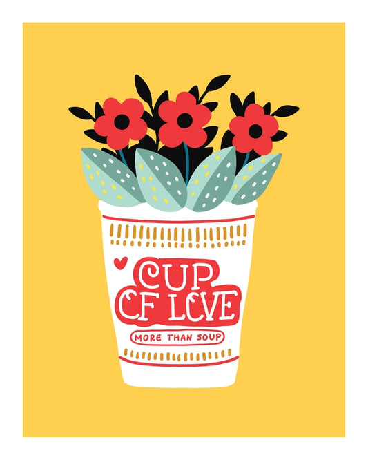 Cup of Love (Noodles) Giclee Print