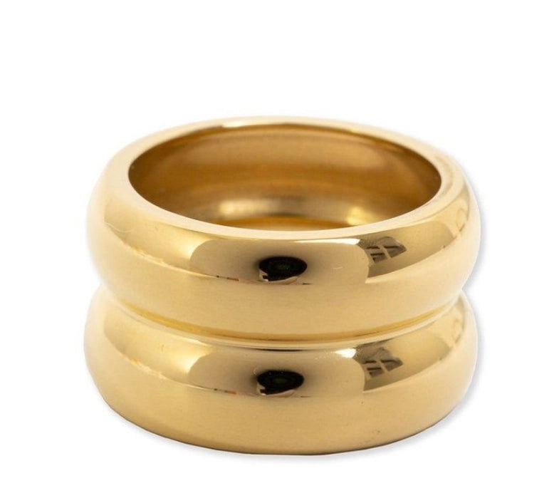 Double Cigar Band Ring