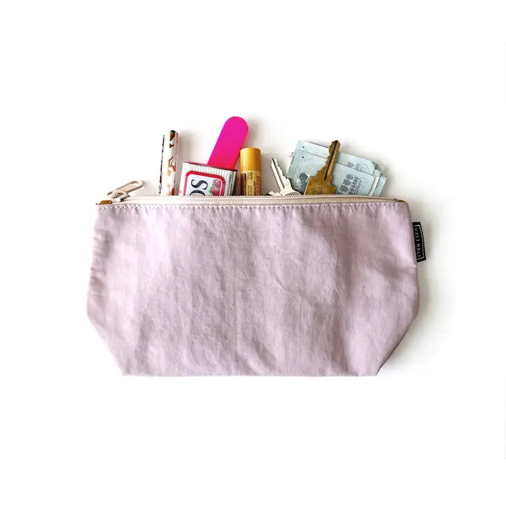 Small Everything Pouch - Dusty Rose/Mustard