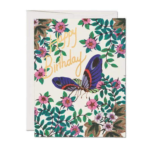 Delicate Butterfly Birthday Card