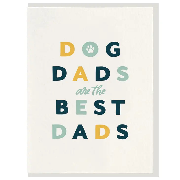 Dog Dad Letterpress Card