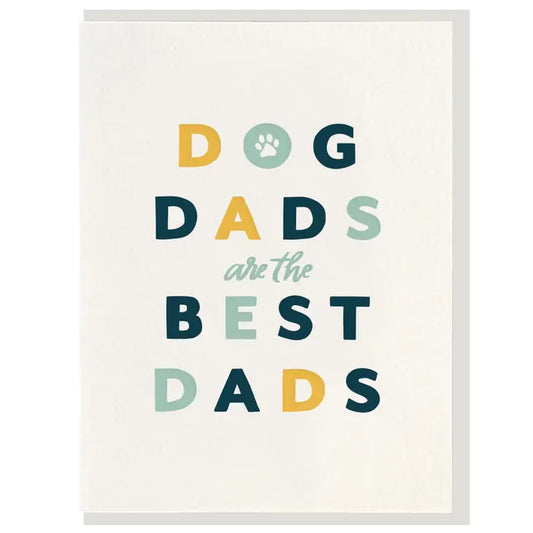 Dog Dad Letterpress Card