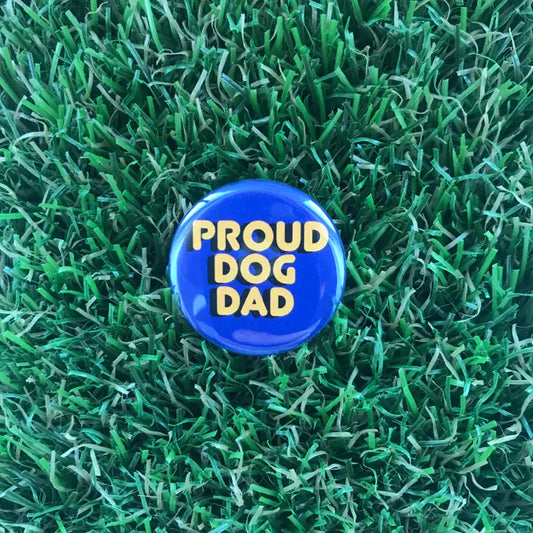 Dog Dad Pin-Back Button