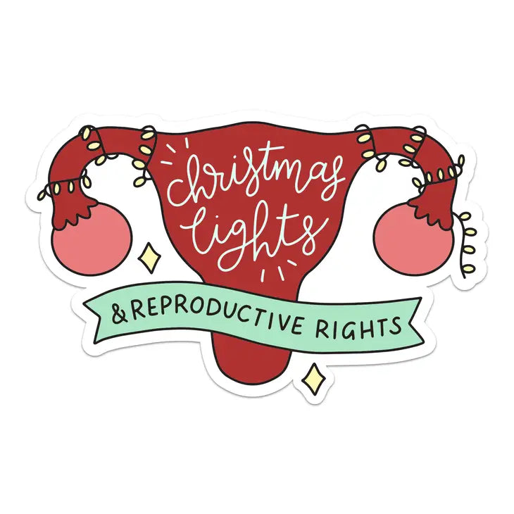 Christmas Lights & Reproductive Rights Sticker