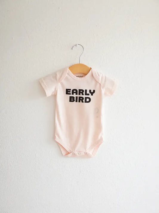 Early Bird Organic Cotton Baby Onesie