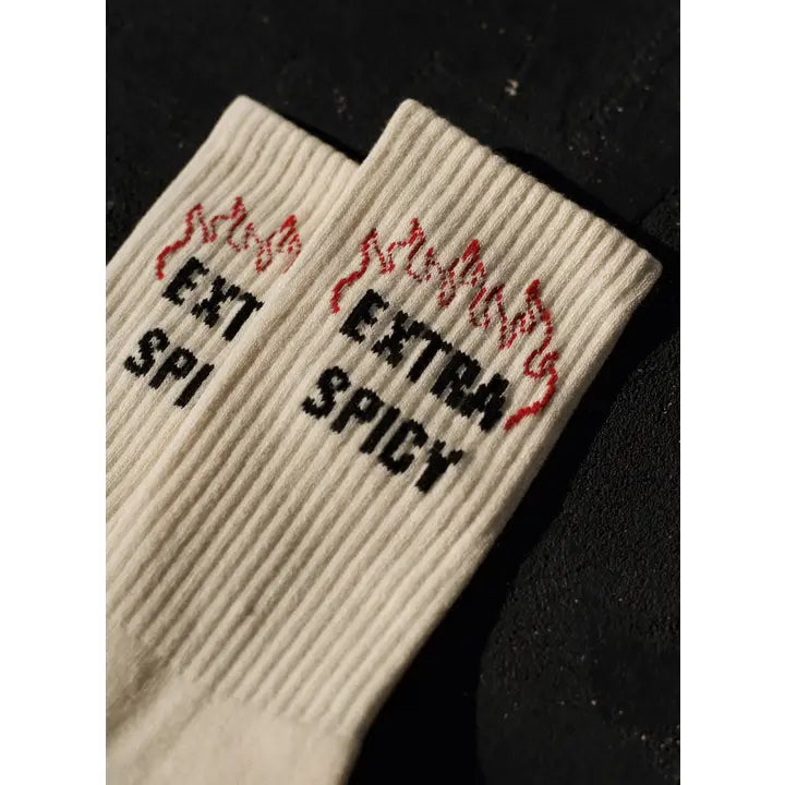 Extra Spicy Crew Socks