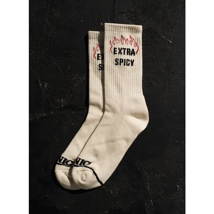 Extra Spicy Crew Socks