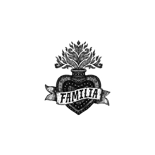 Familia Heart Tattoo Pair