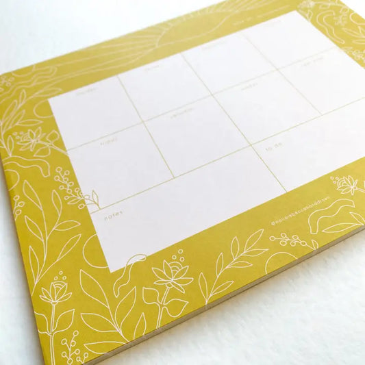 Golden Sun Weekly Planner