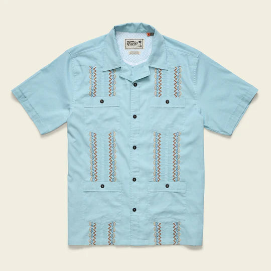 Guayabera Nile Blue Shirt