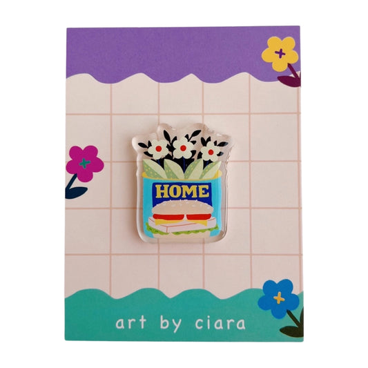 Home (Spam) Acrylic Pin