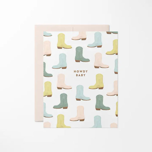 Howdy Baby Card
