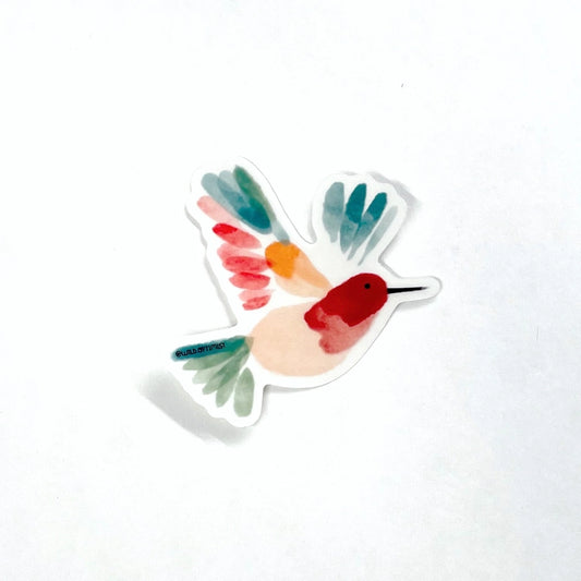 Hummingbird Transparent Sticker