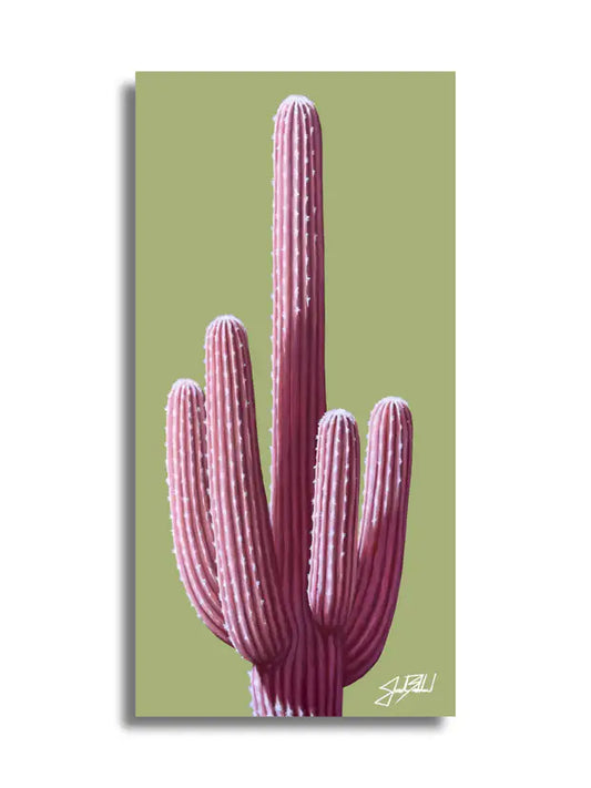 Pink Saguaro Art Print