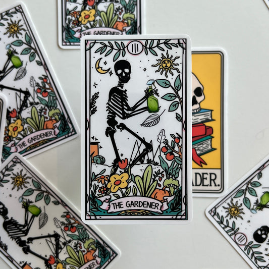 The Gardener Tarot Card Sticker