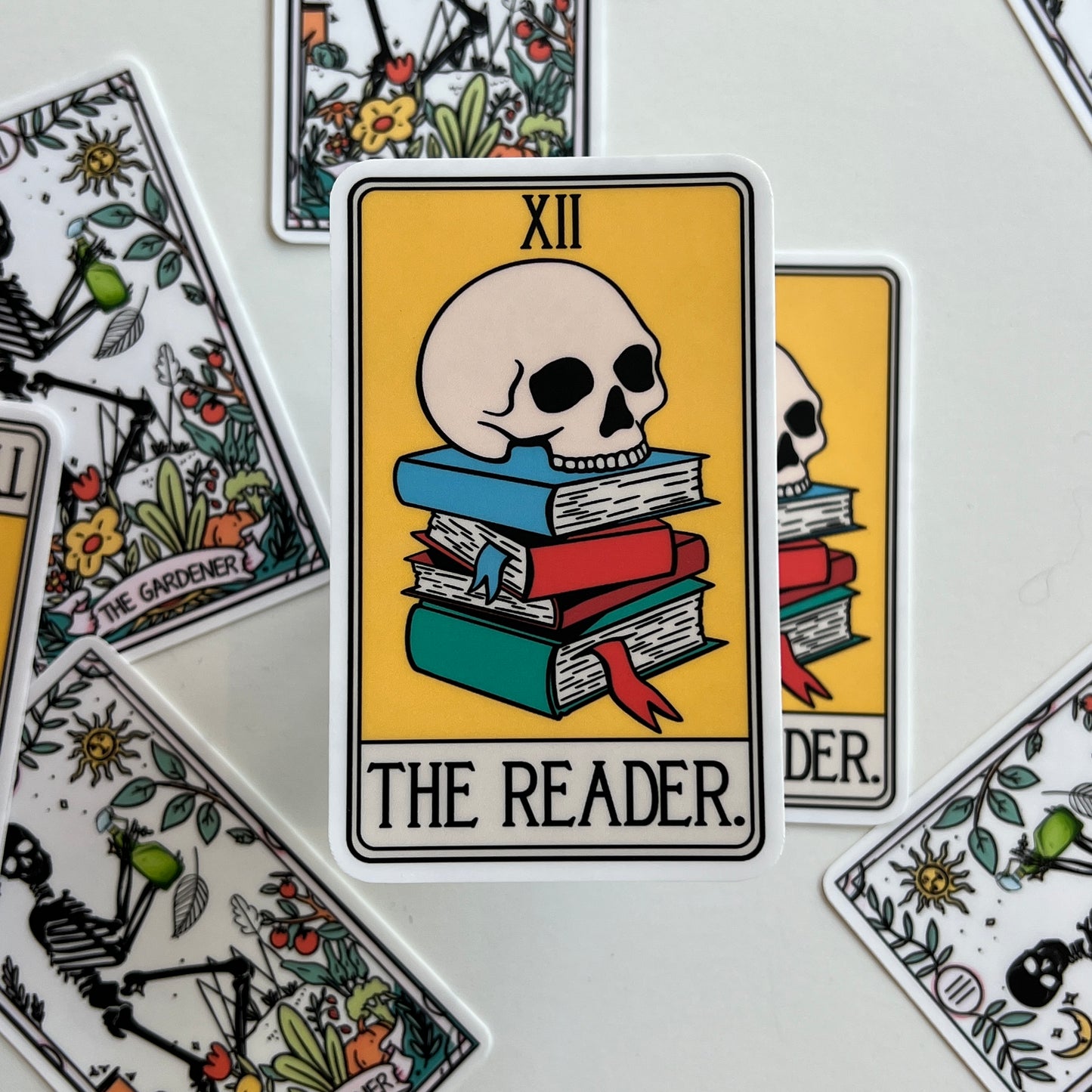 The Reader Tarot Card Sticker