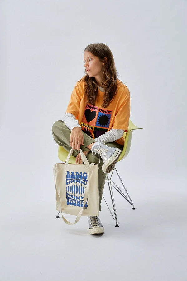 Interrupted Record Tote Bag