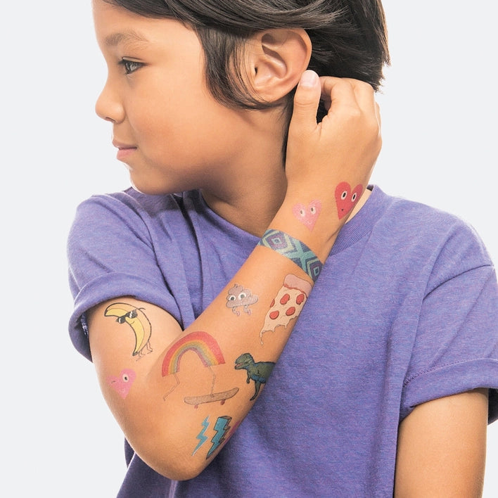 Kids Mix Fake Tattoo Set