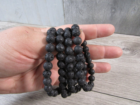 Gemstone 8mm Round Bracelets