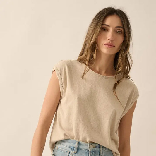Mineral Wash Knit Tee