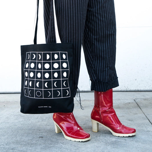 Moon Phases Tote Bag