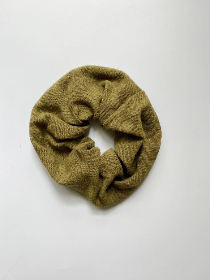 Raw Silk Naturally Dyed Hair Scrunchies