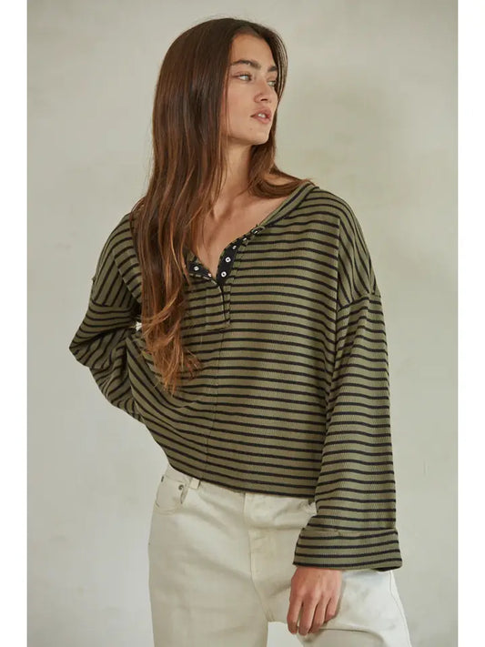 Oliven Haze Pullover