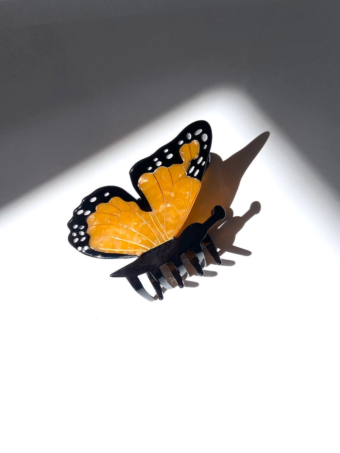 Large Monarch Butterfly Claw Clip