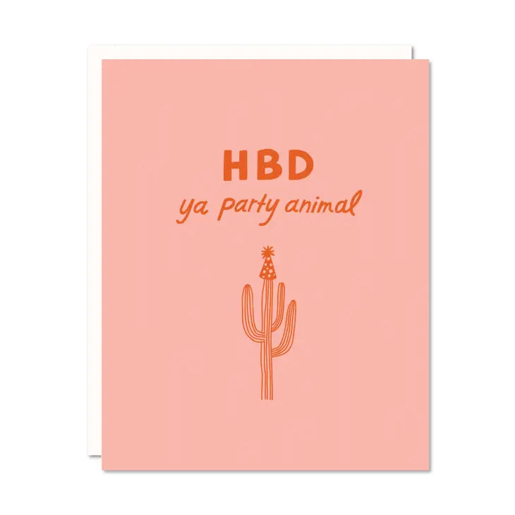 HBD Party Animal Greeting Card