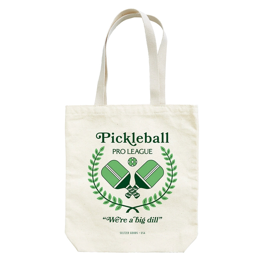Pickleball Crest Tote Bag