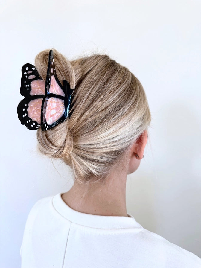 Large Monarch Butterfly Hair Clip