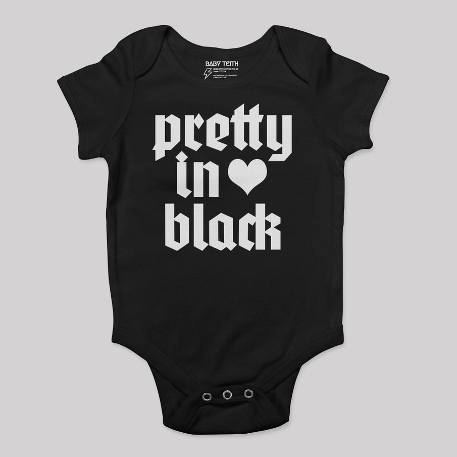 Pretty in Black Baby Bodysuit