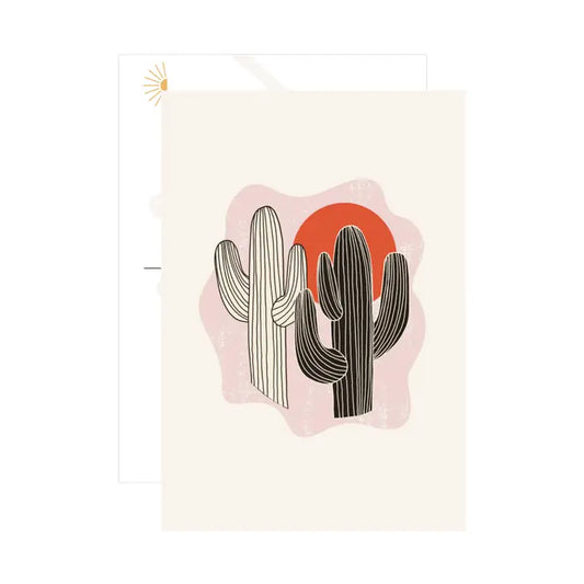 Saguaro Silhouettes Post Card