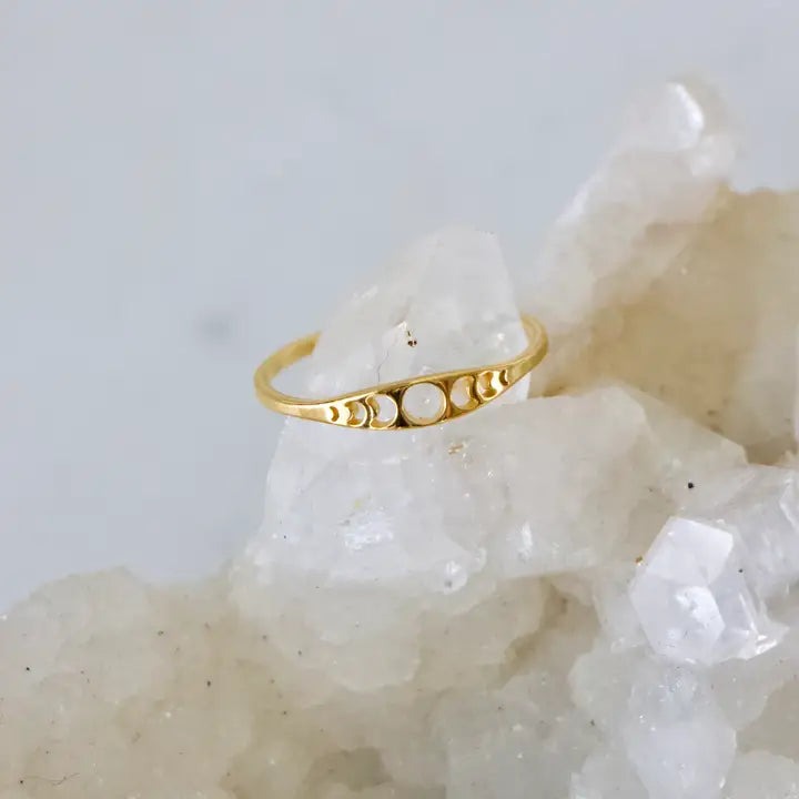 Moon Phase Ring - Thin