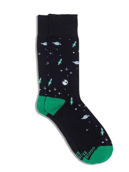 Socks That Protect Our Planet (Black Galaxy-Discovery)
