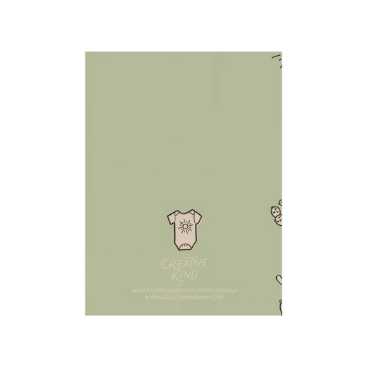 Southwest Baby Card – Western Sketch Hello Baby Greeting Card