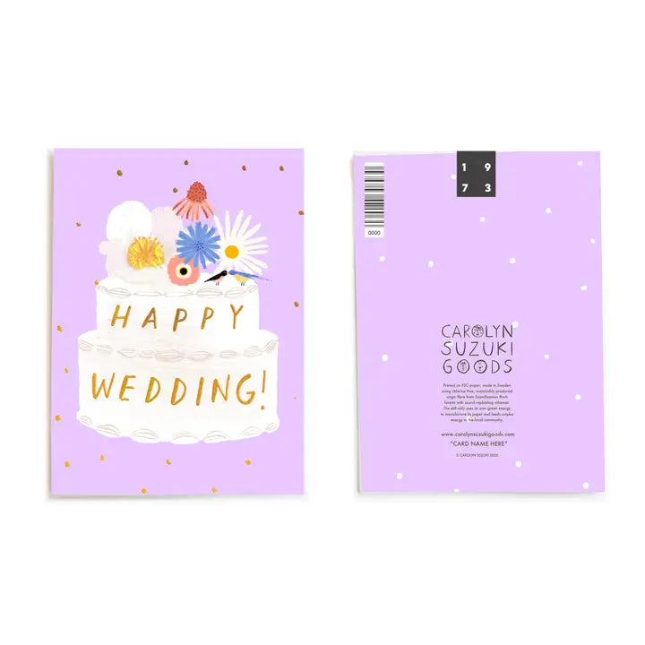 Sugar Union Wedding Card