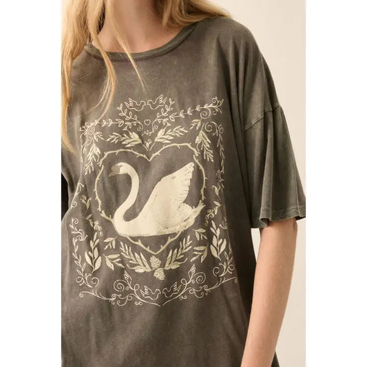 Swan Vintage Graphic Tee
