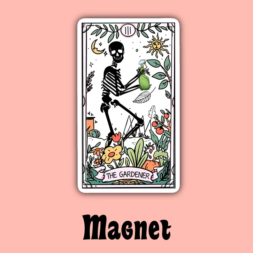 The Gardener Tarot Card Magnet