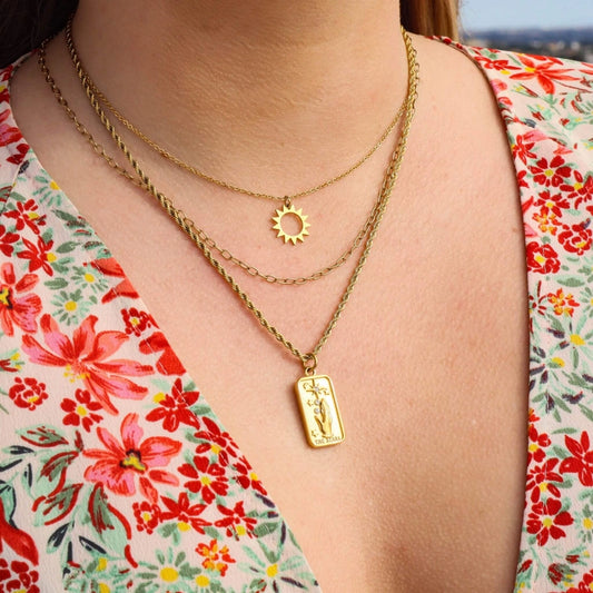 the Stars' Tarot Card Necklace - AJ&S