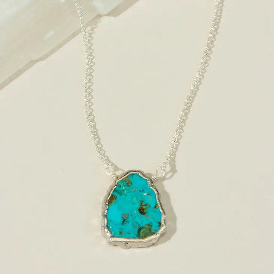 Genuine Turquoise Stone Necklace