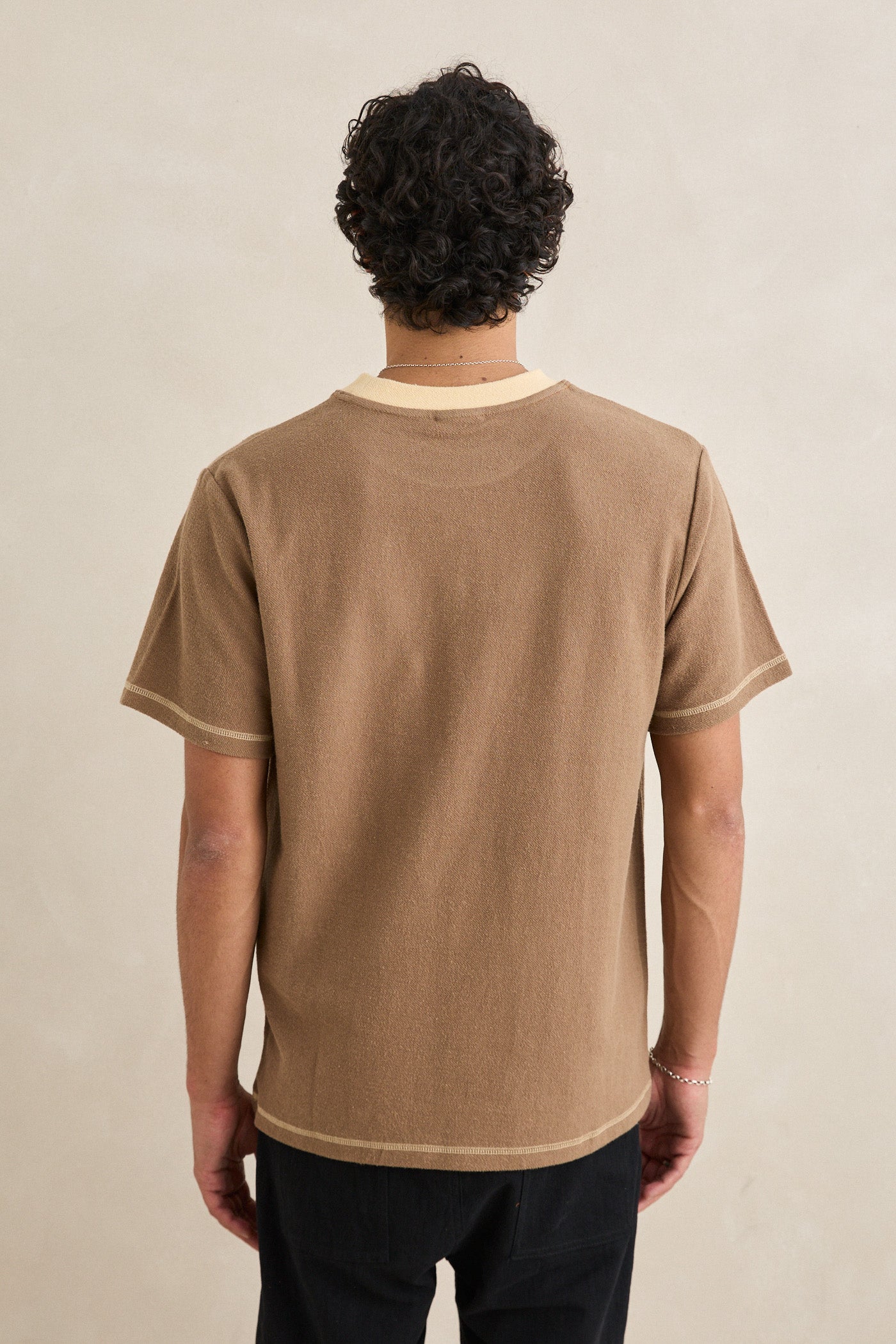 Contrast Vintage Terry SS T Shirt