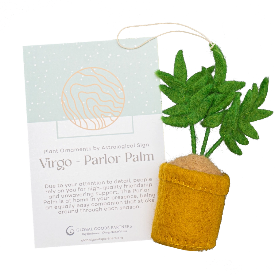 Plant Ornament Astrology Signs with Card