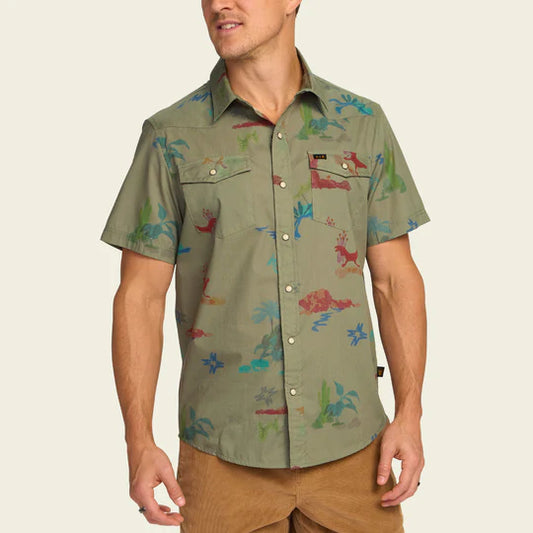 H Bar Snapshirt - Vision Quest Olive